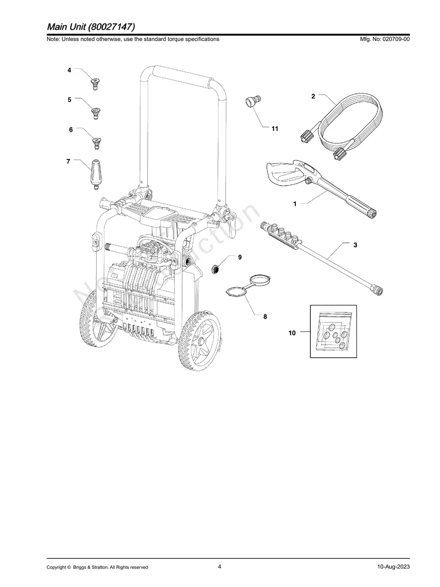 BRIGGS AND STRATTON, 020709-00, IPL.4